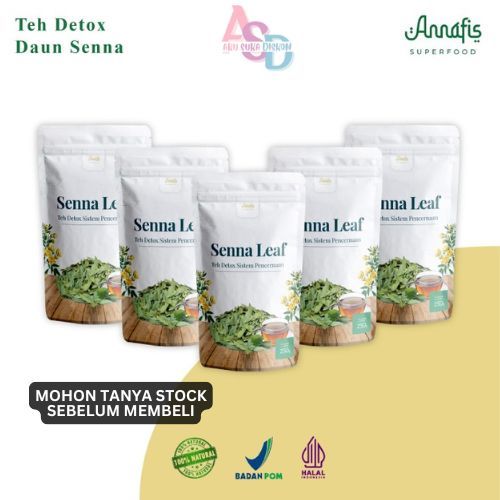 

ANNAFIS SUPERFOOD SENNA LEAF / TEH DETOX SISTEM PENCERNAAN 250 gr