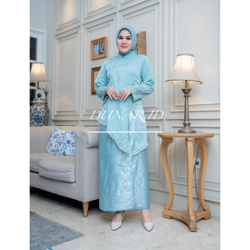 Kebaya Kurung Tunik Valora Modern/Kebaya Melayu Seragaman Modern/Kebaya Adat melayu Modern Seragaman