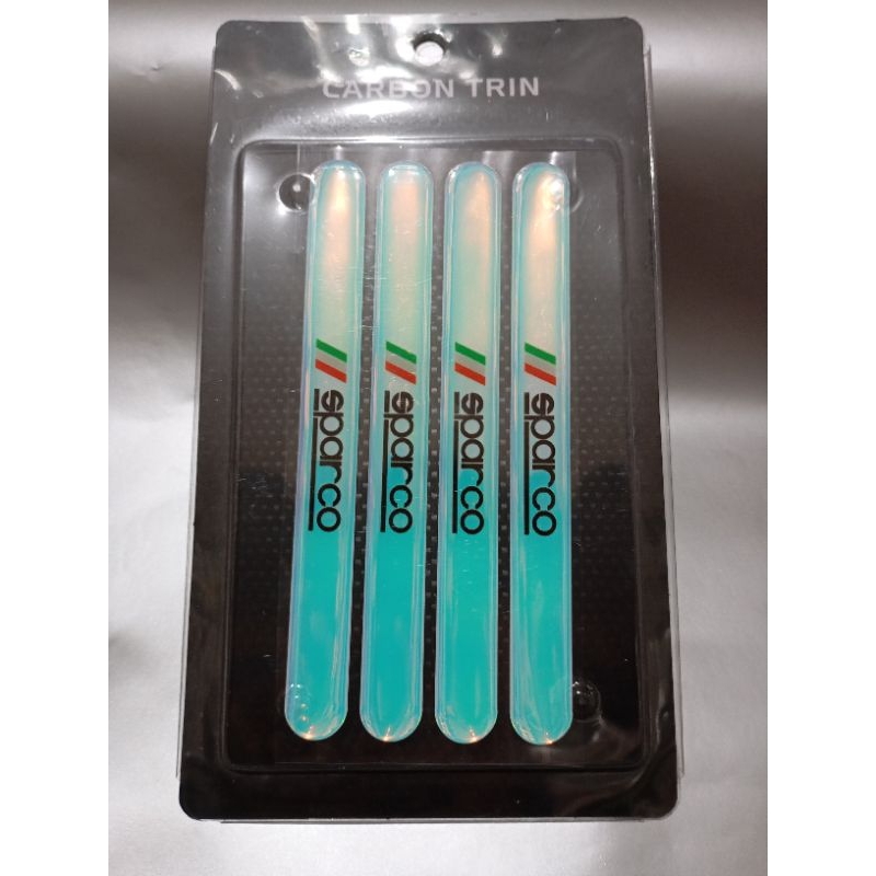 door guard, pelindung pintu mobil glow in the dark (sparco)