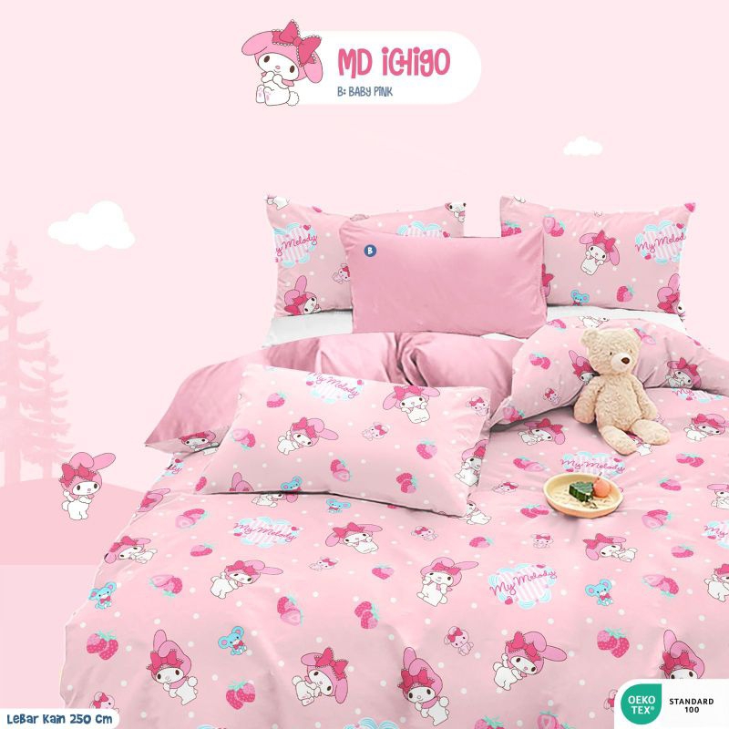 SPREI SET MOTIF ANAK CEWE Sprei anti geser