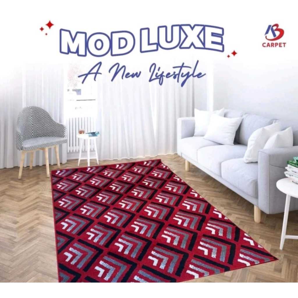 Karpet Lantai Jumbo / Karpet Ruang tamu Moderno Luxe 230x310