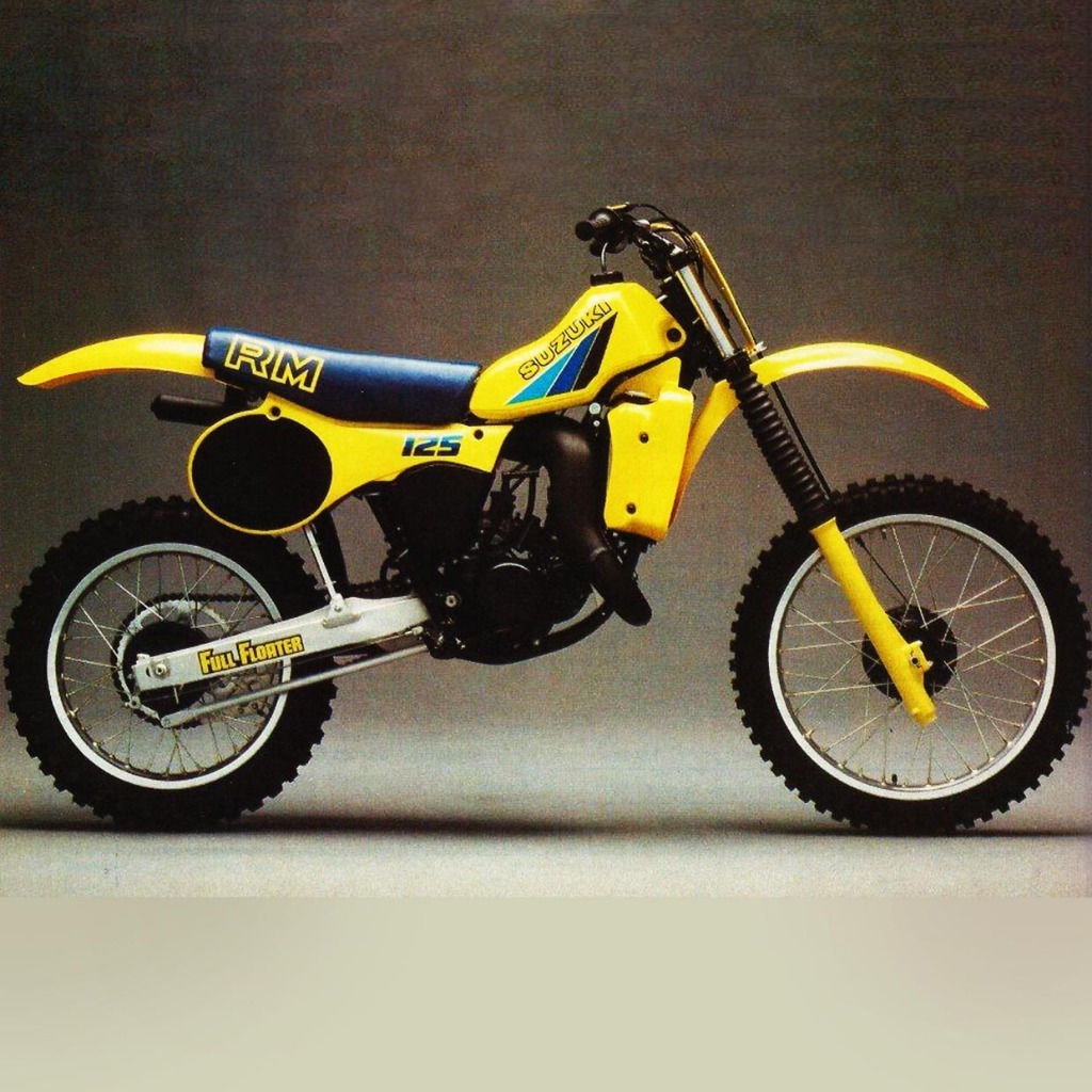 Stiker Decal Suzuki RM125 RM 125 1983 Hatesix