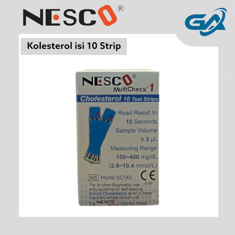 Strip Nesco Kolesterol  Refill Nesco Kolesterol  Isi Ulang Nesco Kolesterol
