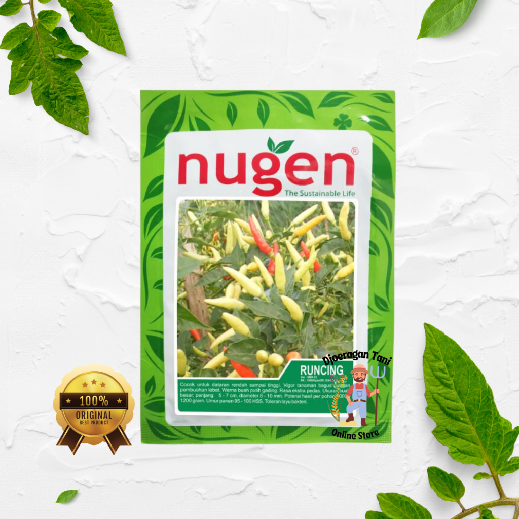 Benih / Bibit Cabe Cabai Runcing (10 gram) Nugen (Pt.CBA)