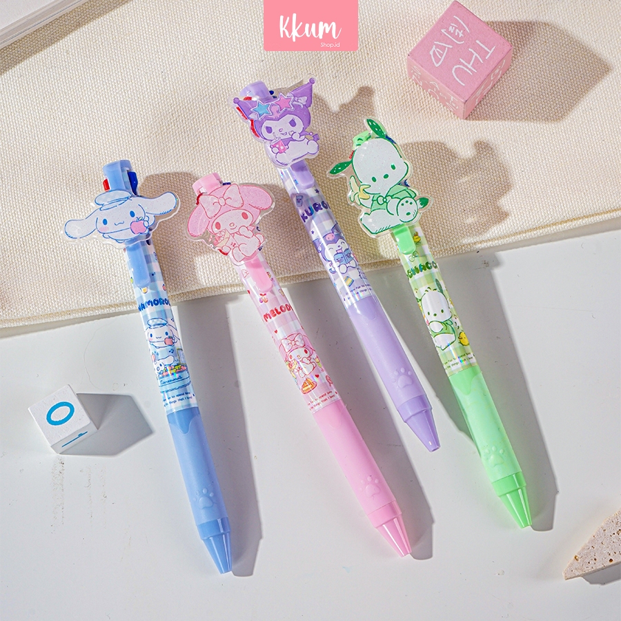 

1PCS 3 Warna Pena Gel Mekanik 0.5mm Sanrio