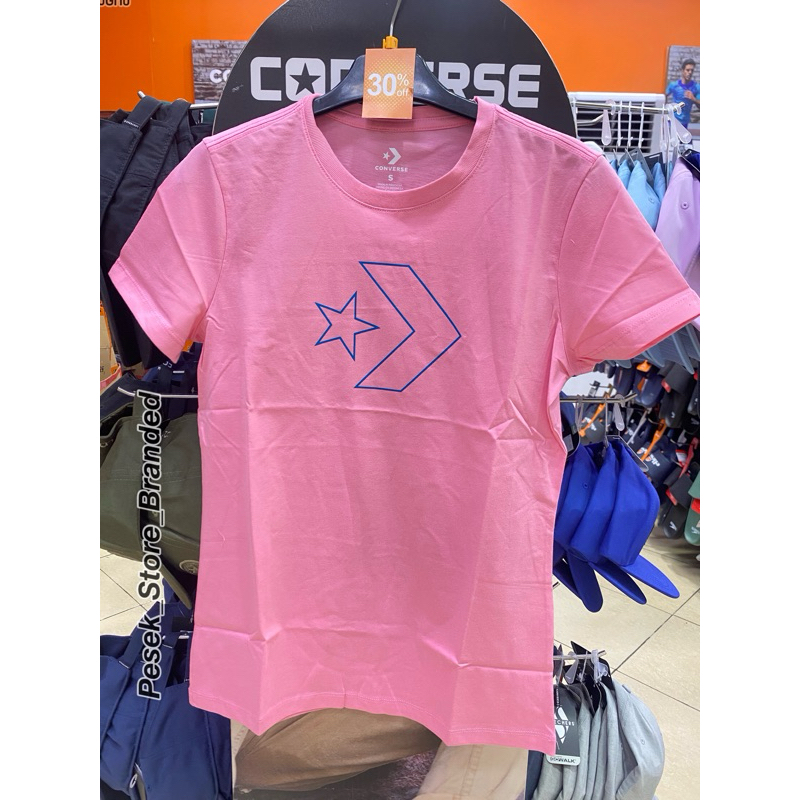 Kaos Cewek converse Original Sale size L saja warna pink