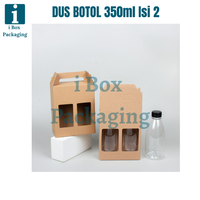 

[ 10 pcs ] Dus Botol 350ml Isi 2 Packaging Hampers Box Kemasana Minuman Juice Parcel Hari Raya