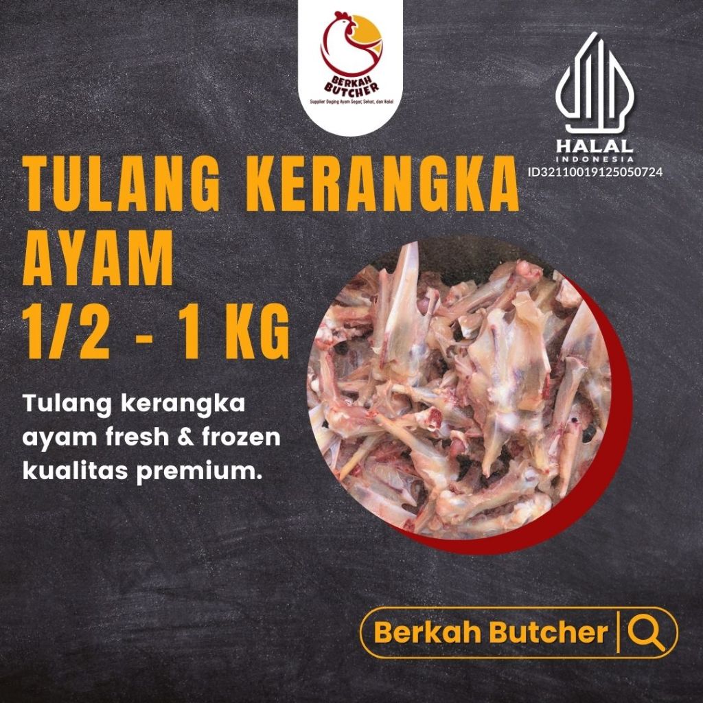 

Tulang Ayam Segar 1.000 gr - Berkah Butcher