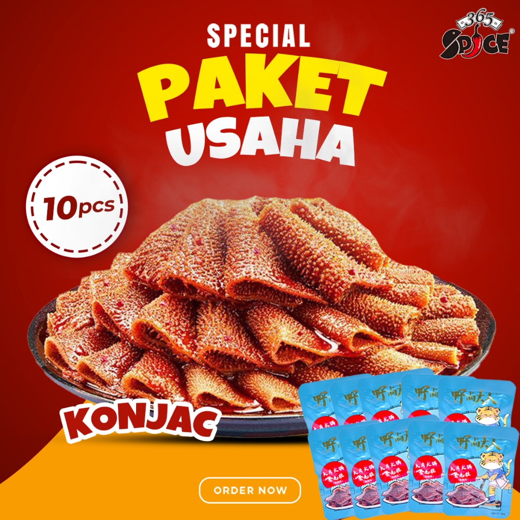 

Konjac Snack Talas Pedas 10 Pcs Makanan Ringan Pedas dengan Kemasan Terpisah Cemilan Siap Saji