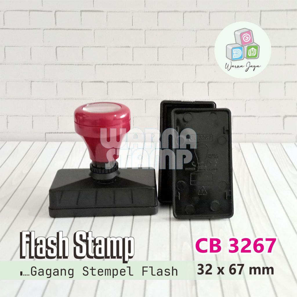 

Gagang Stempel Flash 3267 mm / Paket 1 Biji / Gagang Stamp Flash Persegi Panjang / Hanya Gagang Saja