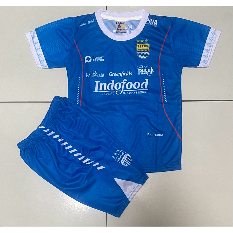 RB Jersey PERSIB BANDUNG Musim terbaru untuk anak usia 2 sampai 12 tahun Jersey PERSIB musim