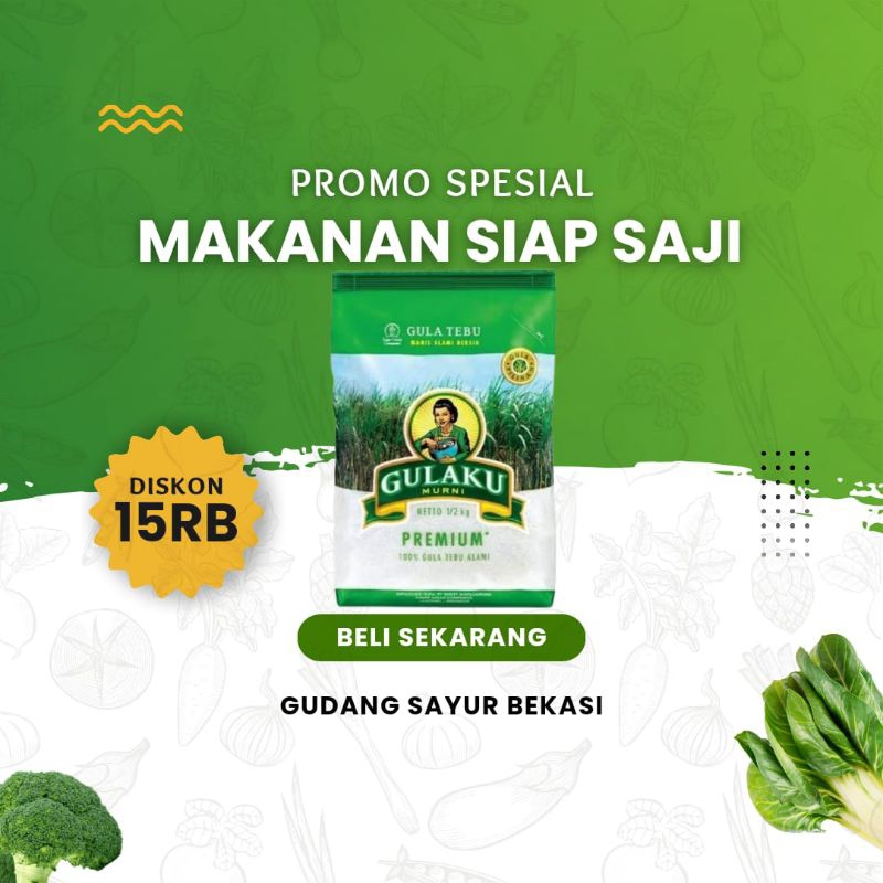 

Gula Putih Gulaku 500 gr