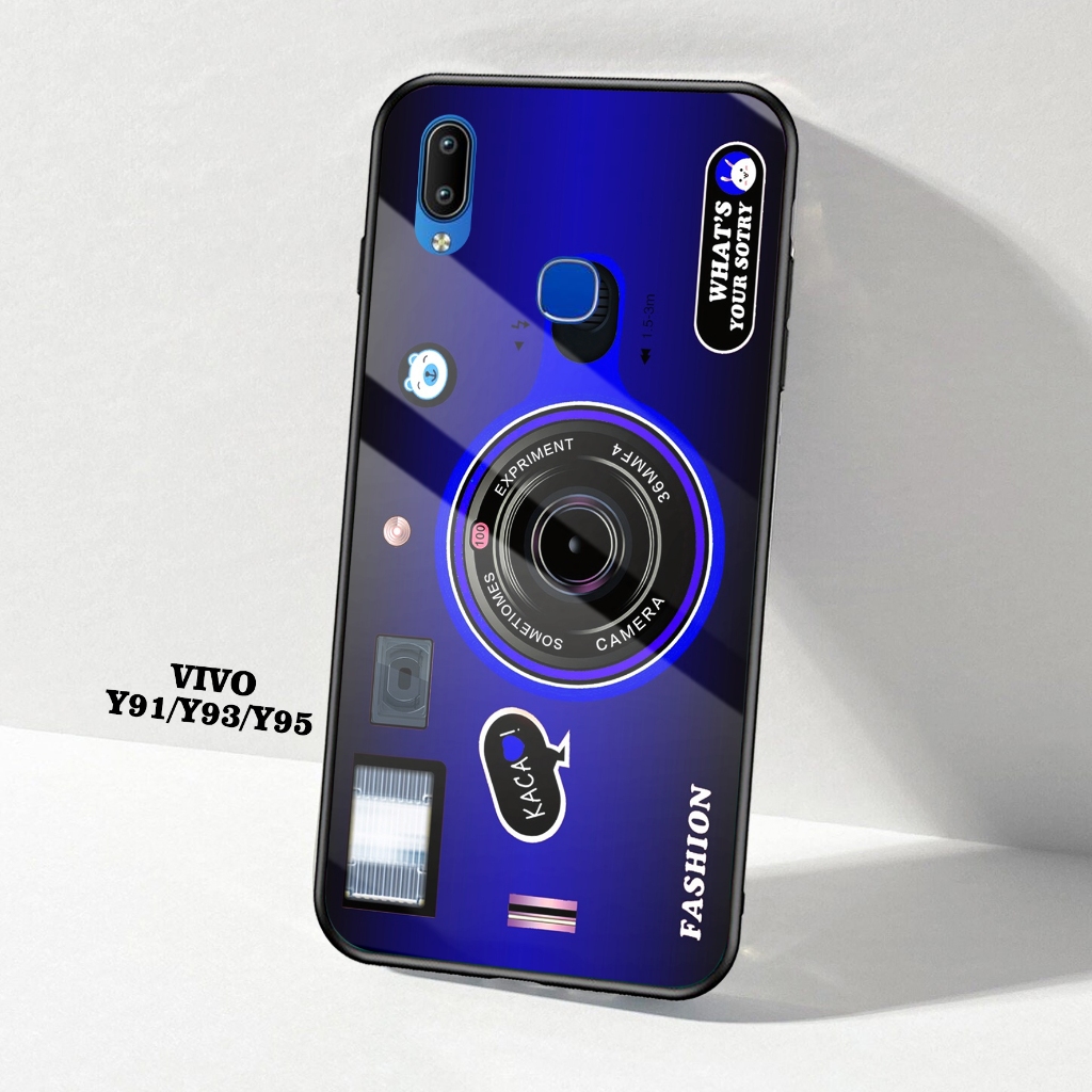 Case VIVO Y91/Y93/Y95 - Casing Hp VIVO Y91/Y93/Y95 Motif ( KAMERA ) Silikon Hp VIVO Y91/Y93/Y95 - So