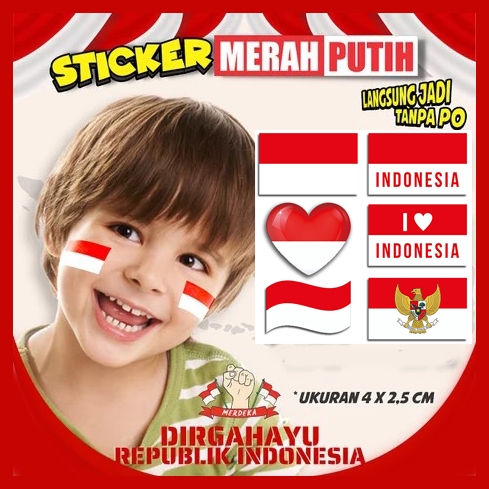 

Stiker Pipi Bendera Merah Putih