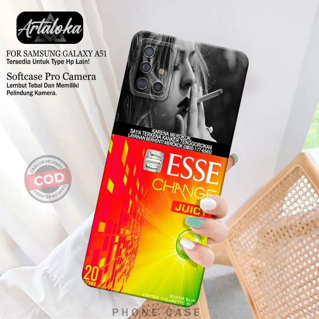 Softcase Hp Samsung Galaxy A51 Fashion Case RK Case Samsung Galaxy A51 Silikon TPU Pro Camera Casing