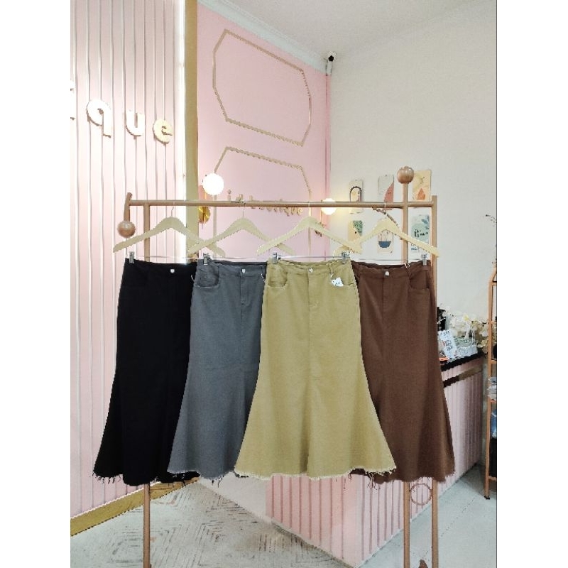 Rok Jeans Stretch Rumbai 879