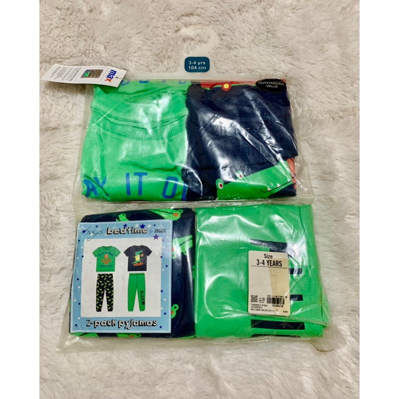 Max Fashions Kids Sale Alligator Pyjamas Piyama 3-4y