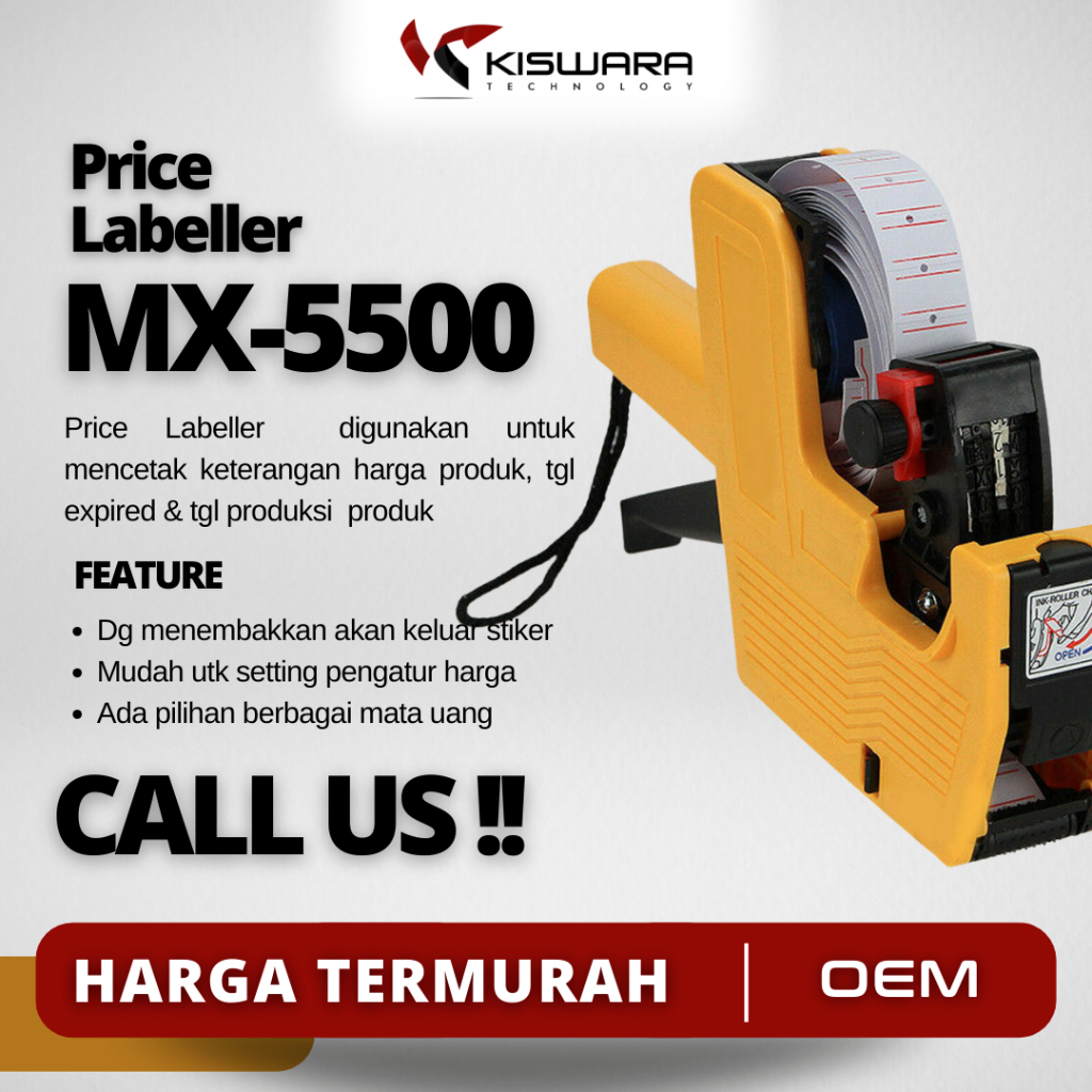 

Price Labeller 1 Baris 8 Digit Murah