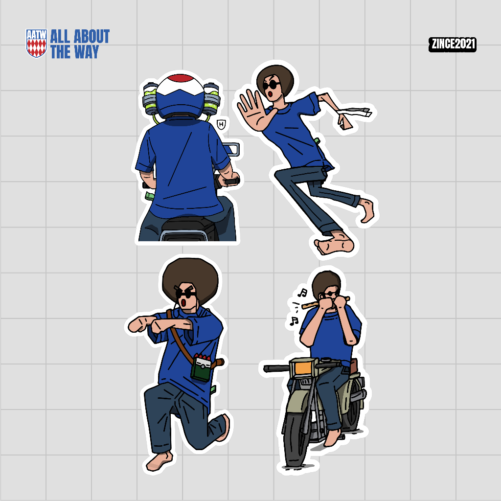 

AATW Vinyl Sticker Series - AK107