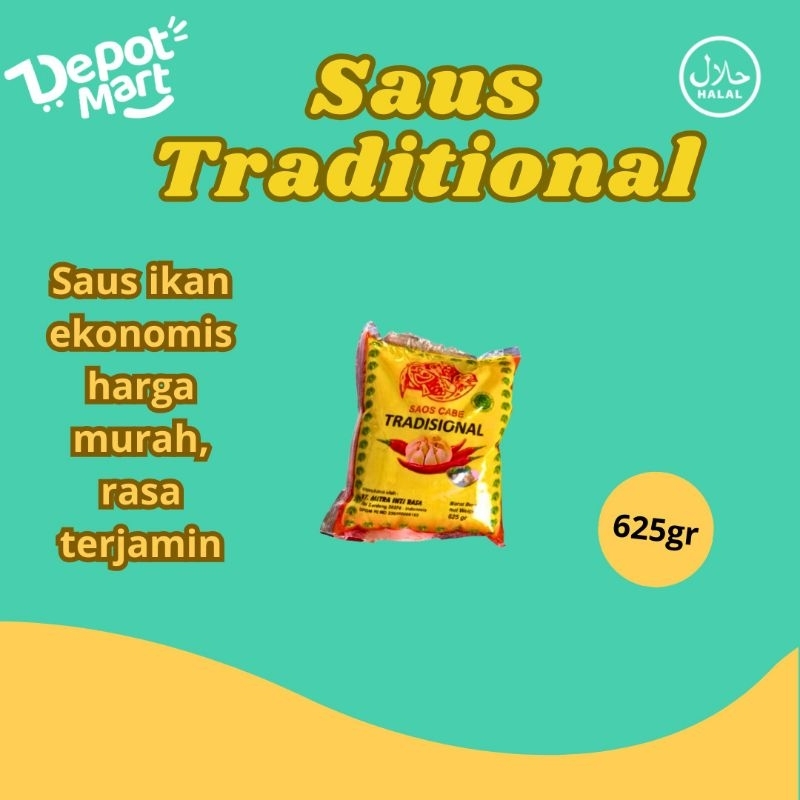 

Promo Saus Cabai Tradisional 650gr/Saus Paling Murah