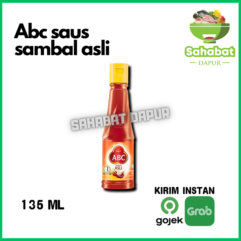 

Abc Saus Sambal Asli 135ml - Sahabatdapur