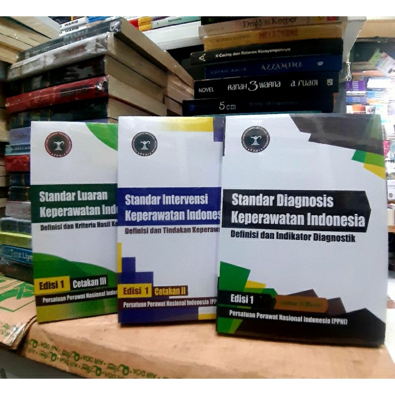 Paket 3 buku keperawatan PPNI 3S standar keperawatan Indonesia