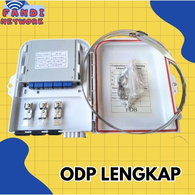 ODP 8 CORE LENGKAP BOX ODP KOSONGAN