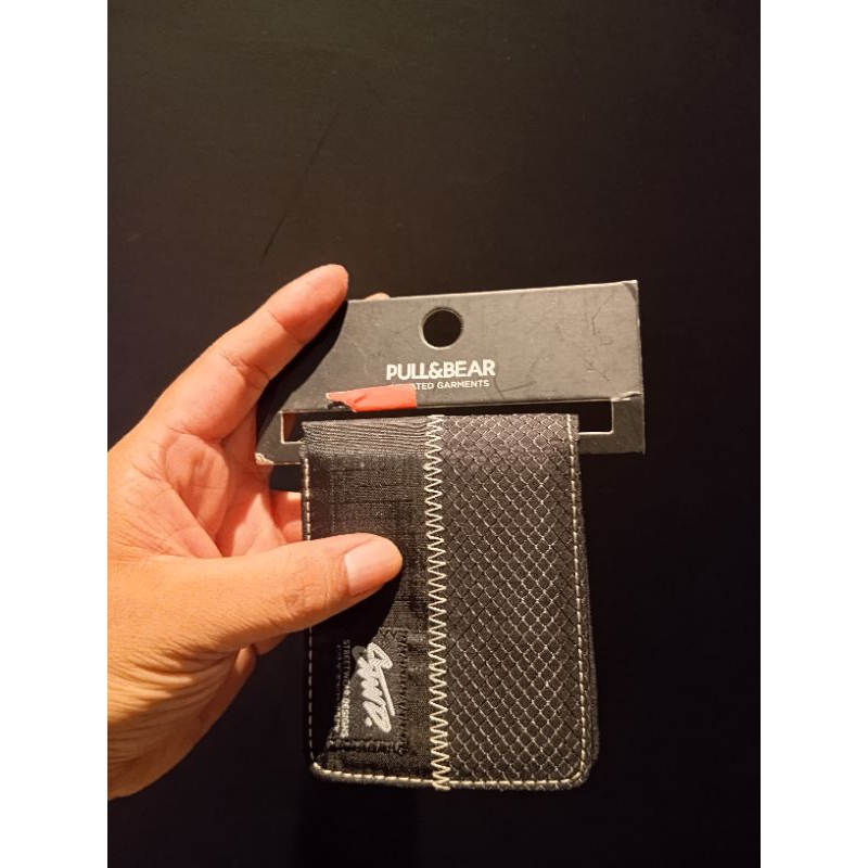 Dompet pria Pull&bear Hitam original sale Gebyar promo diskon