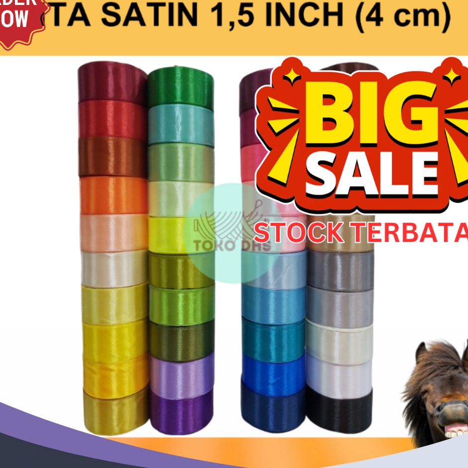 

CEPAT Pita Satin 15 inch 4 cm PITA SATIN 15 4cm 15 in