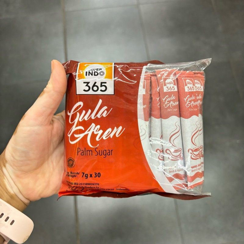 

Gula Aren Palm Sugar Gula Nira Gula Semut 7gr Isi 30 stick