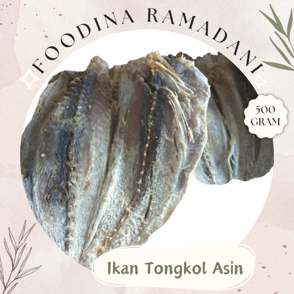 

IKAN TONGKOL Utuh Ikan Asin - Salted Fish Fresh [ Berat 500gr ] Harga Per 0,5 Kg