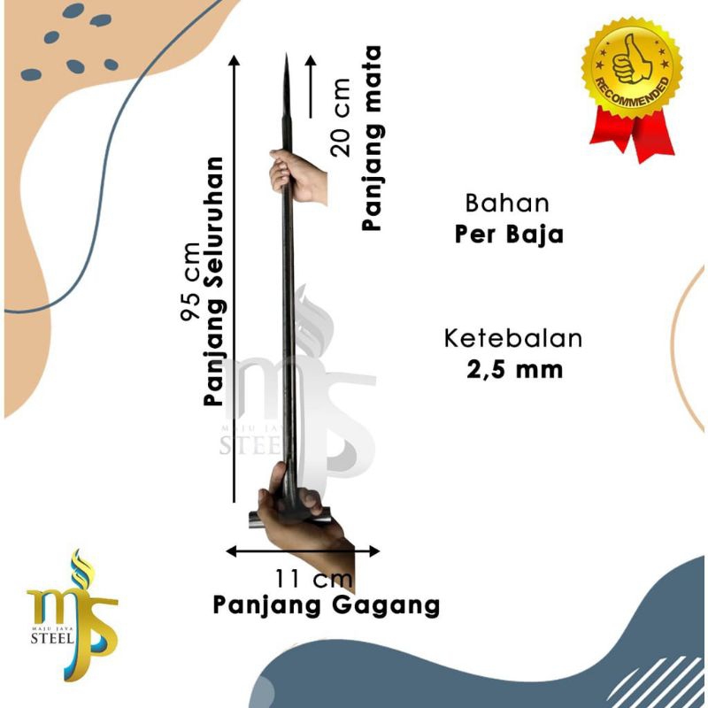 Tojok sawit super tajam ukuran 1 meter termurah peralatan kebun