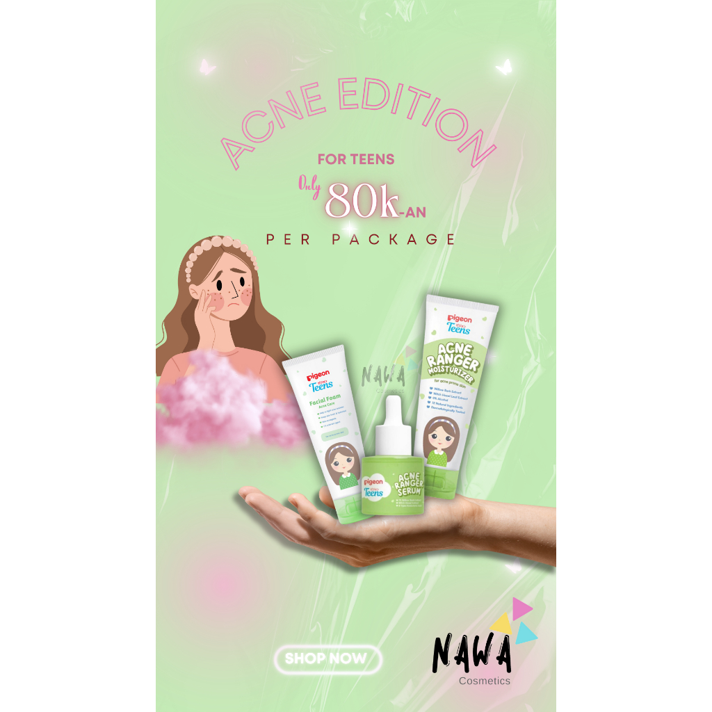 Pigeon Acne Teens Edition | Acne remaja | jerawat | Paket Murah