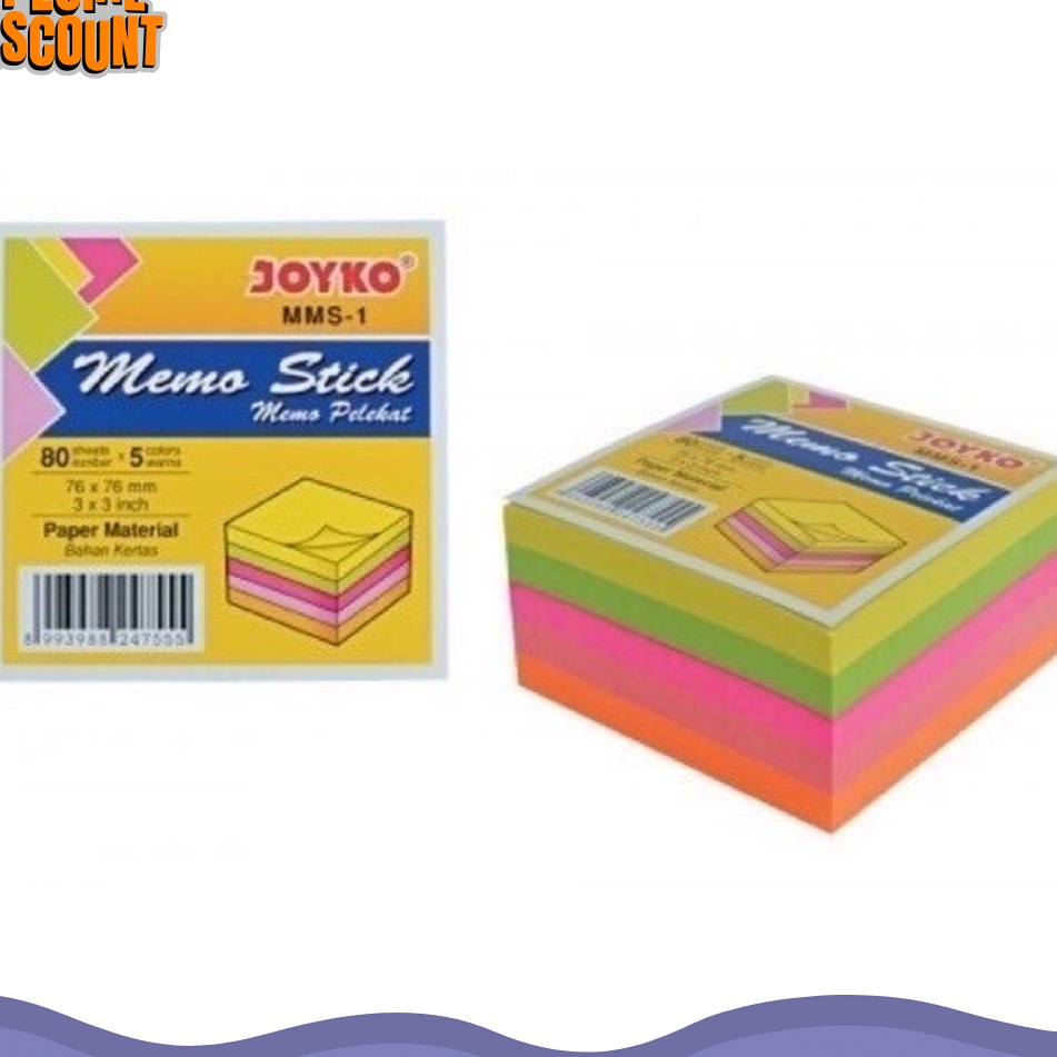 

TERBUKTI Memo Sticky Notes Warna Warni MMS1