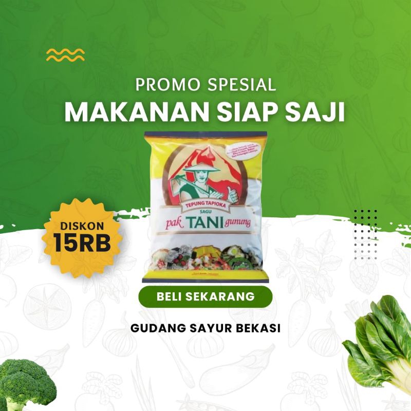 

Tepung Tapioka Sagu Pak Tani Gunung 500 gr