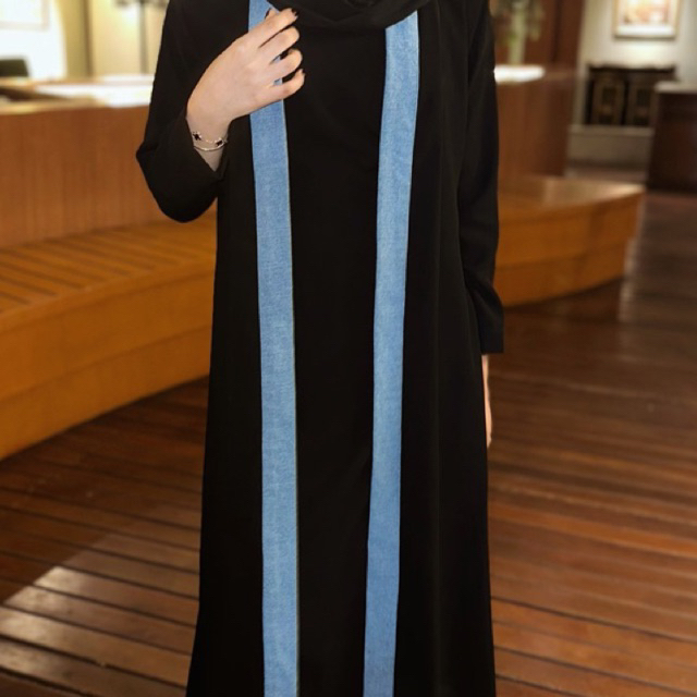Nadeleine | Jeans Outer | BLACK & JEANS | Long Outer Jeans | OUTER ONLY