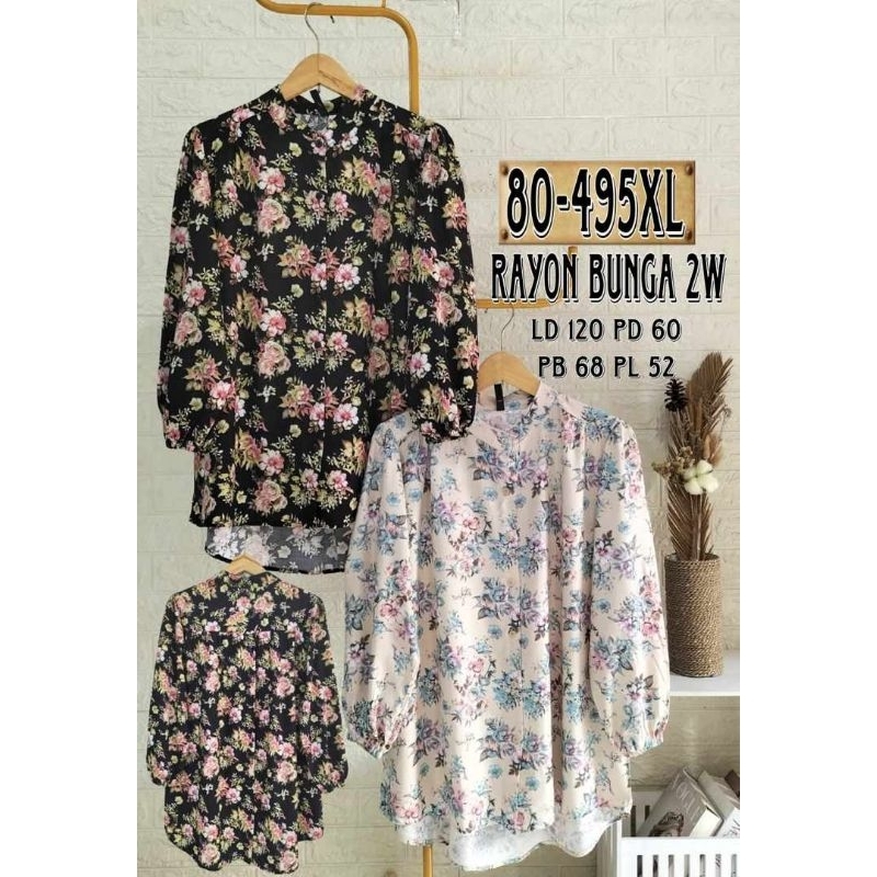 Kaos Atasan Tshirt Blus Wanita Jumbo Besar Kekinian Cantik