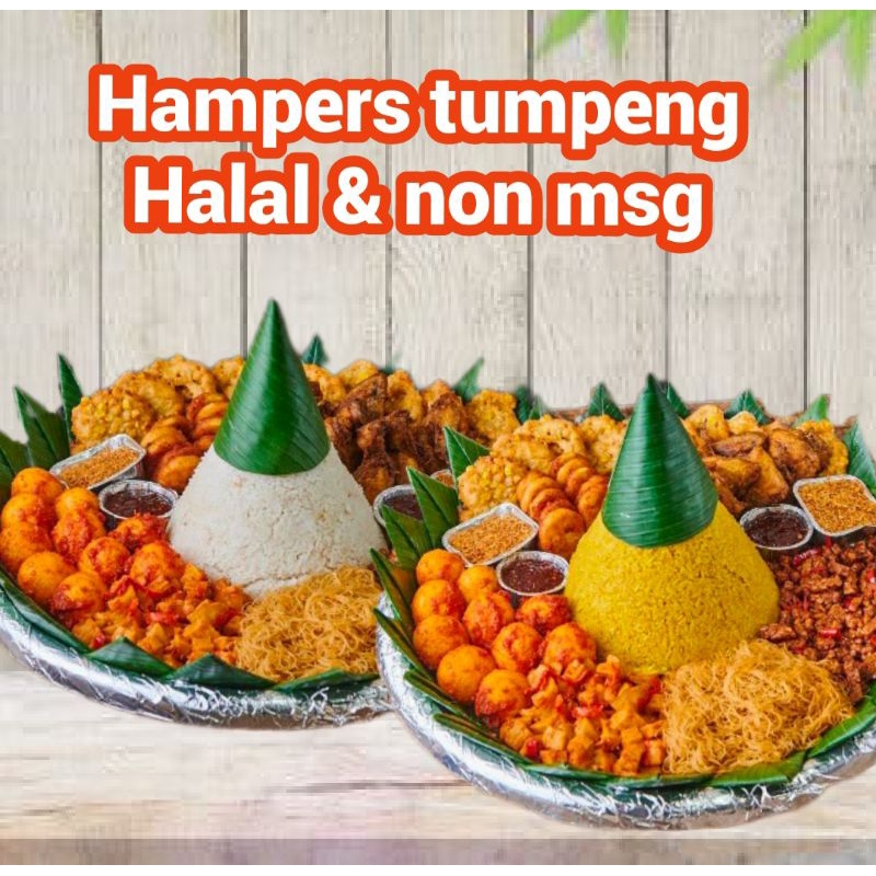 

Tumpeng nasi kuning tumpeng nasi uduk halal tanpa msg hampers nasi tumpeng