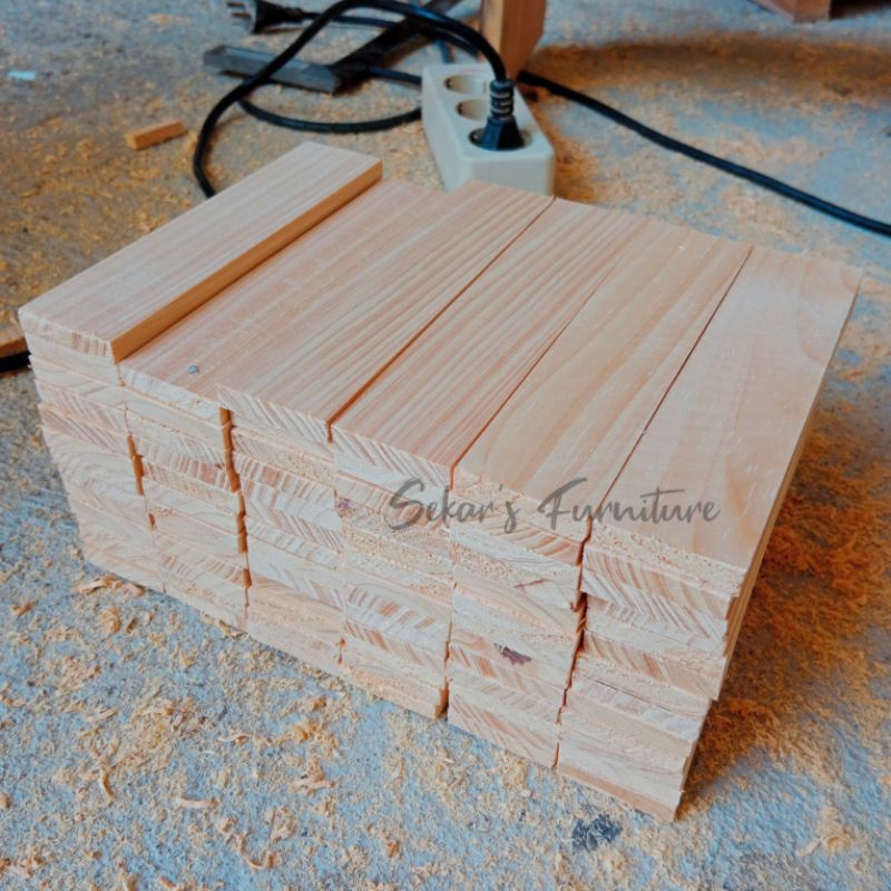 papan kayu pinus tipis ukuran custom bahan kerajinan