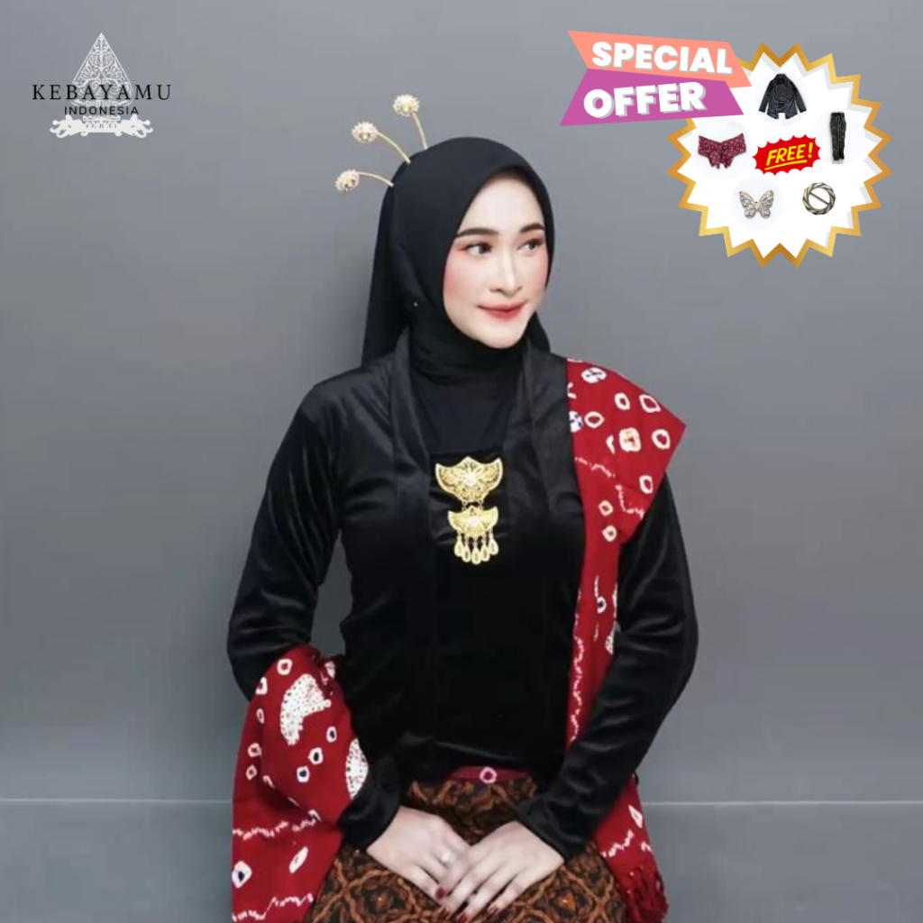 [PAKET 4in1] PIAMOUR SETELAN KEBAYA KUTUBARU BLUDRU POLOS ONESET ROK LILIT MODERN KEKINIAN TERMURAH 