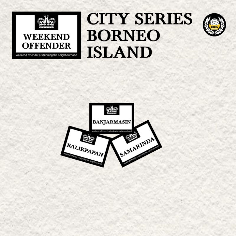 

Sticker Weekend Offender City Series Borneo Island