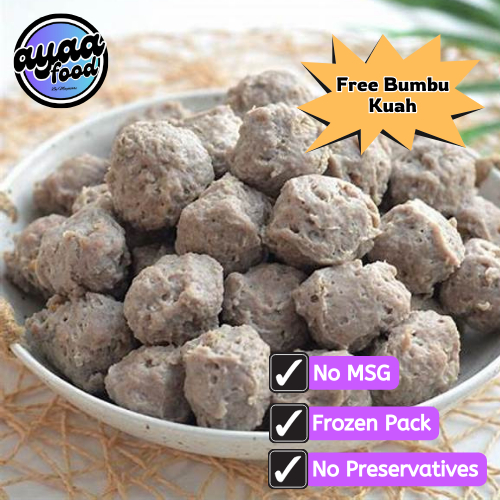 

Ayaa Food Bakso Sapi tanpa bahan pengawet (Min order 20 pcs)