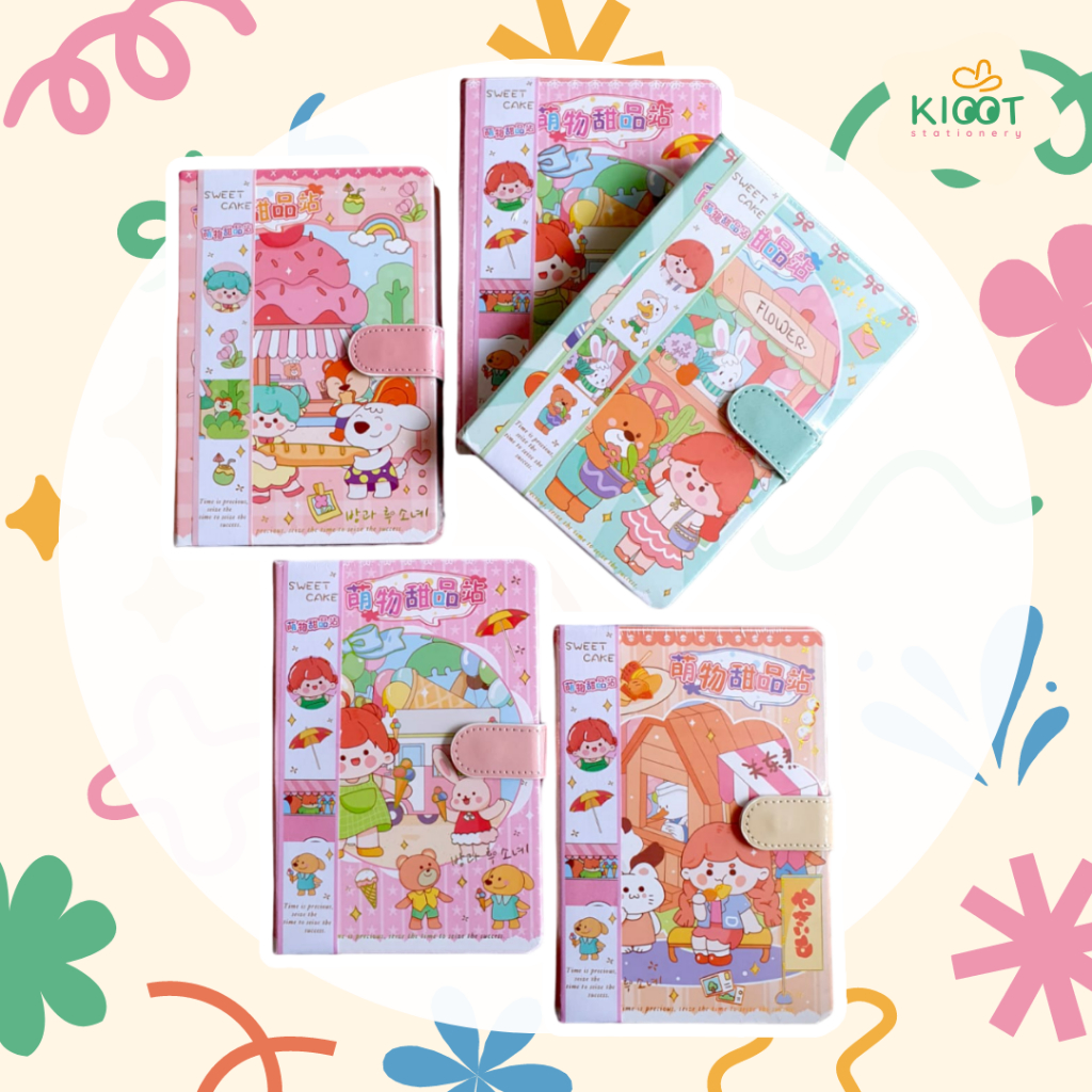 

Kioot - Agenda A5 Notebook Buku Diary Catatan Jurnal Tali Warna Kartun Karakter Lucu 3058