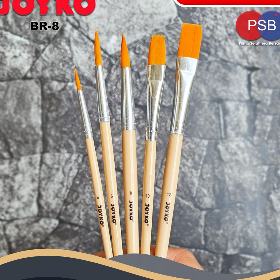 

HOT PROMO Kuas BR8 Brush Set Kuas Lukis Set 5