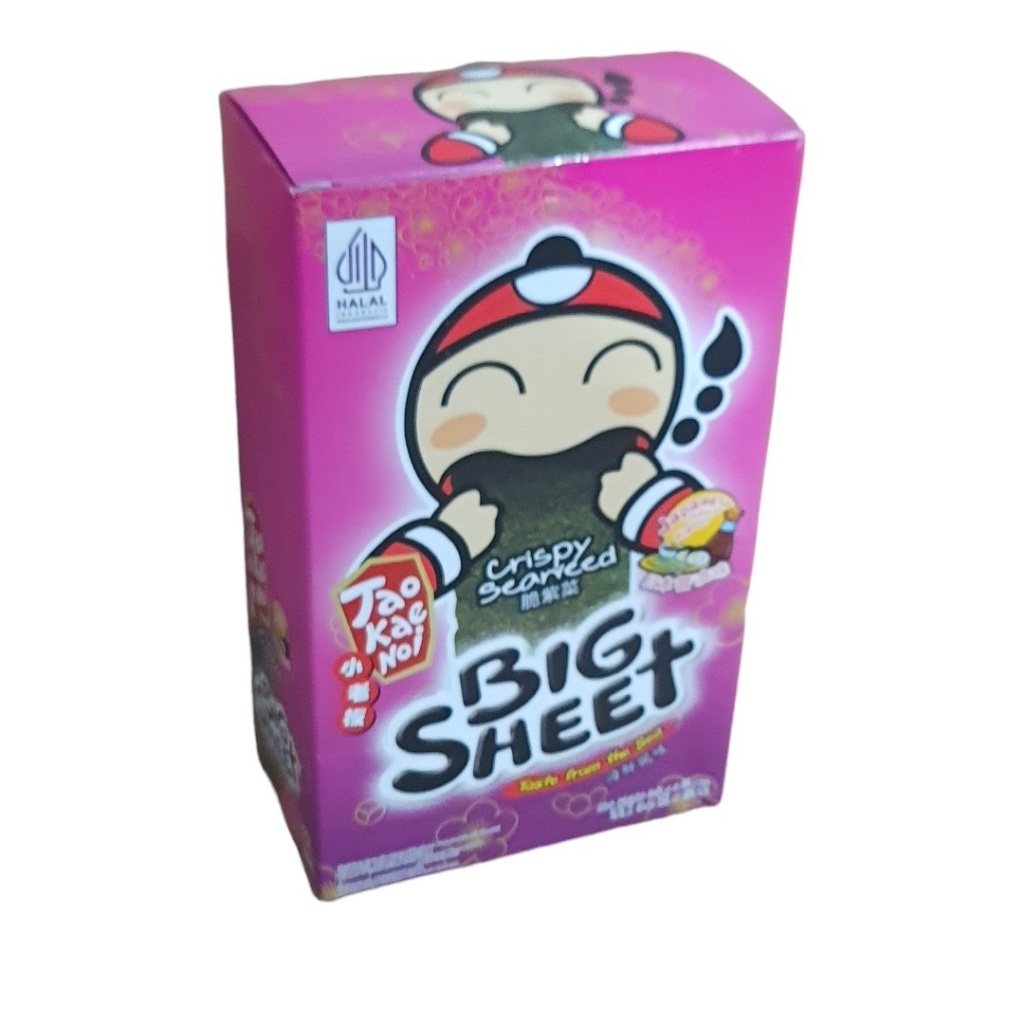 

Rumput Laut Seaweed Nori Snack Tao Kae Noi Big Sheet Japanese Flavour (Box)