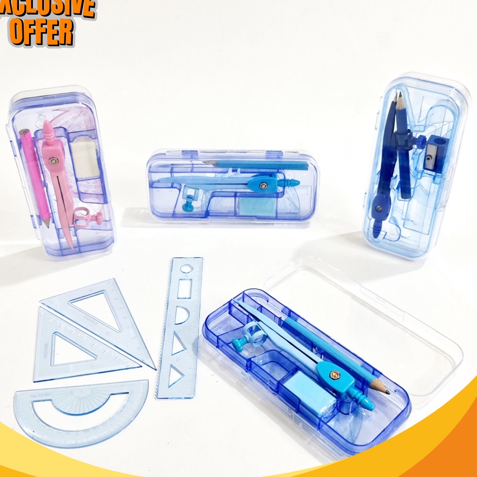 

DISKON BESAR SOS Jangka XBS51 Set 7 Jangka Sekolah Math SetCompass