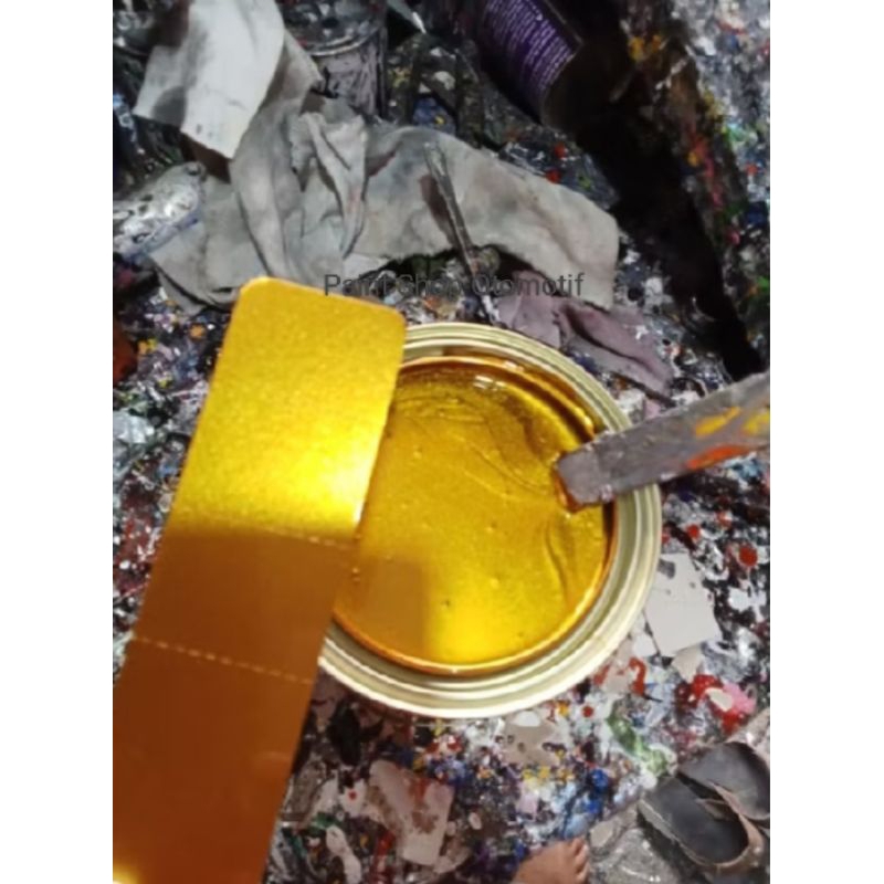 Cat Brilian Gold/Cat gold cerah/Cat Emas,Cat motor,mobil,dll