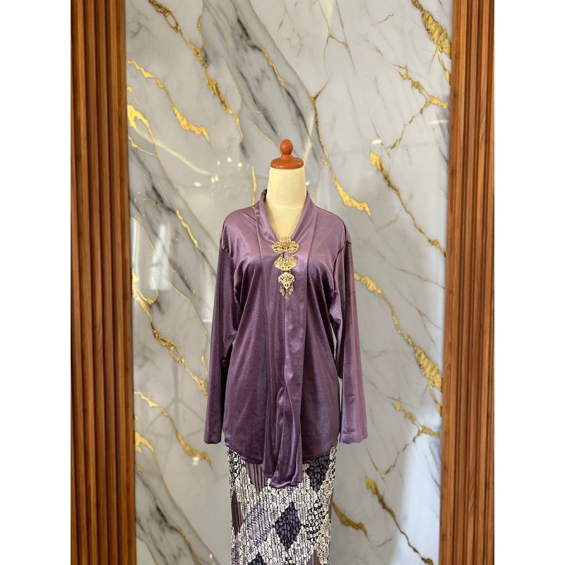 Zahrah Gallery - Kebaya Bludru Kartini Bahan Premium/Baju Kebaya Bludru Modern Kartini