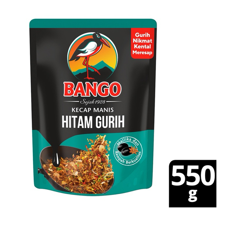 

BANGO Kecap Manis Hitam Gurih 550 gram