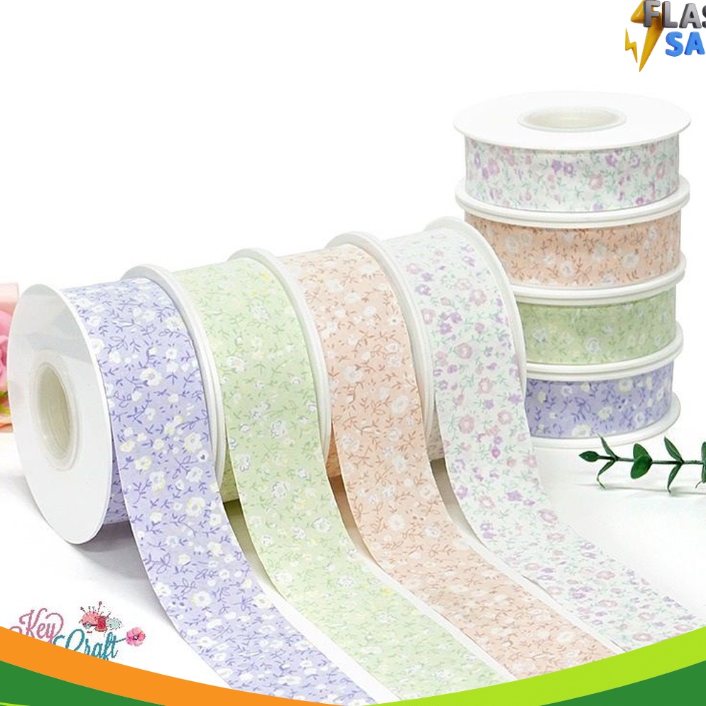 

KHUSUS Pita Fabric Kain motif mini Flowers 1